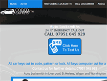Tablet Screenshot of codedcarkeys.com